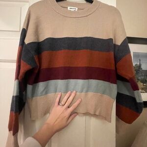 Vigoss Cozy Striped Sweater